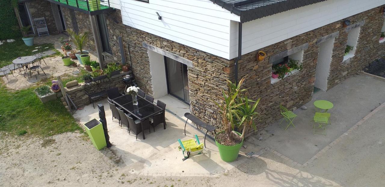 Gite de kernaet avec piscine Plougonvelin Extérieur photo